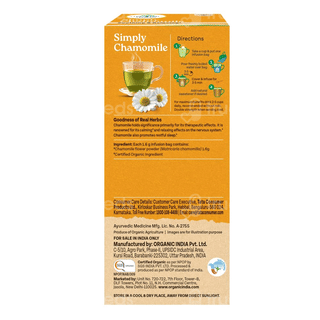 Organic India Simply Chamomile Caffeine Free Sachet 25